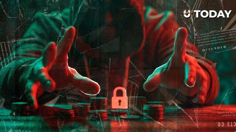 Hacker-Code auf einem Computerbildschirm mit einem leuchtenden Solana-Logo, das eine Cybersicherheitsbedrohung symbolisiert.