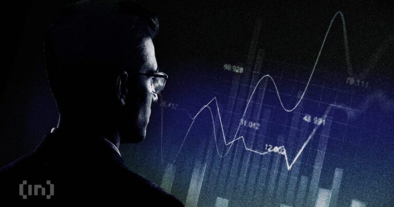 Ein fallender Kurs-Chart neben einer Bitcoin-Münze und aufsteigenden Altcoin-Symbolen