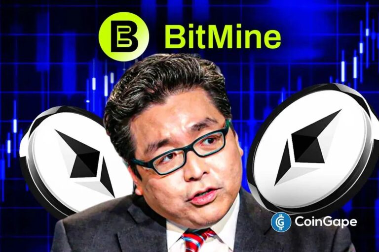 Ein leuchtender Ethereum-Coin im Vordergrund vor einem aufsteigenden Börsenchart