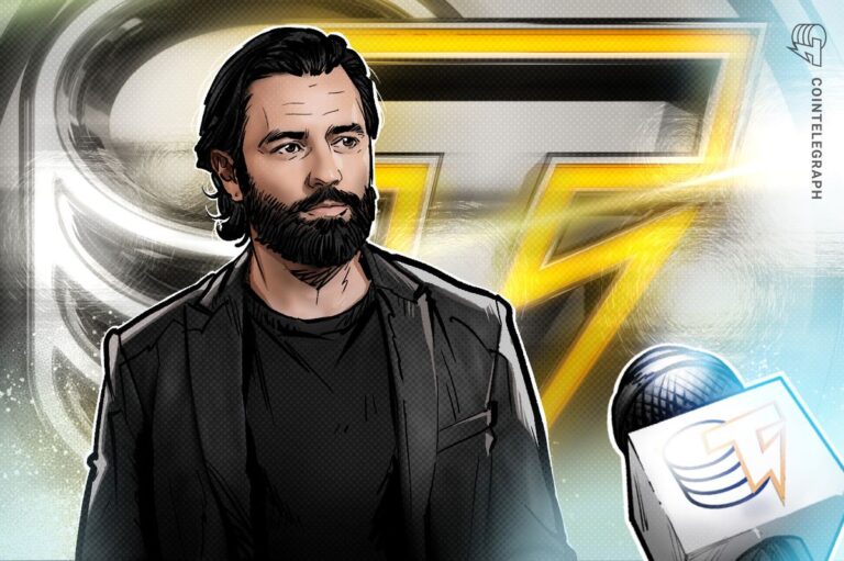 Goldene Bitcoin-Münze vor einem futuristischen Quantencomputer-Hintergrund mit steigendem Kurs-Chart