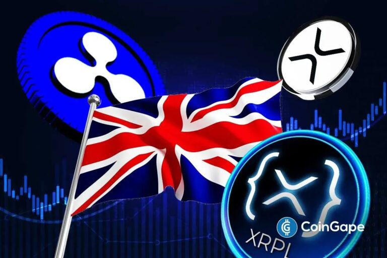 Physische XRP-Münze vor einem Finanzchart, symbolisch für die Tokenisierung von Real-World Assets.