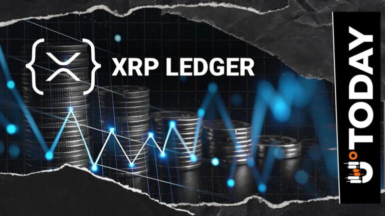 Abstrakte Darstellung von Blockchain-Knotenpunkten, die das Netzwerk-Update des XRP Ledgers symbolisieren