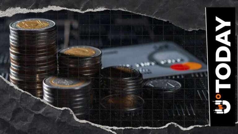 Abstrakte Darstellung einer KI-Verbindung mit einem XRP-Coin und einem digitalen Netzwerk-Hintergrund