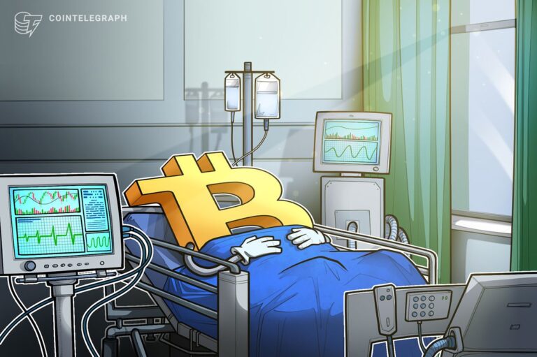 Physische Bitcoin-Münze neben einem Kurs-Chart und einem Sicherheitsschloss