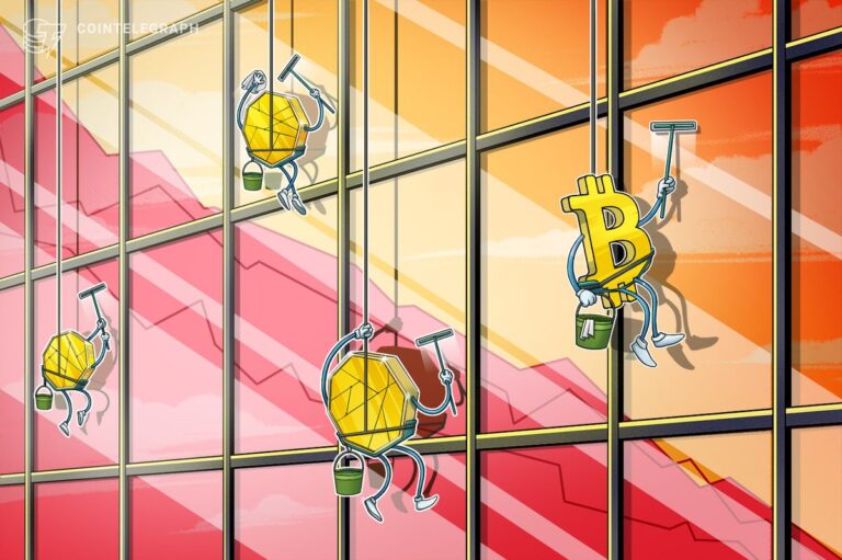 Ein roter Kurs-Chart, der den Preisverfall von Bitcoin und fallende Markttrends symbolisiert