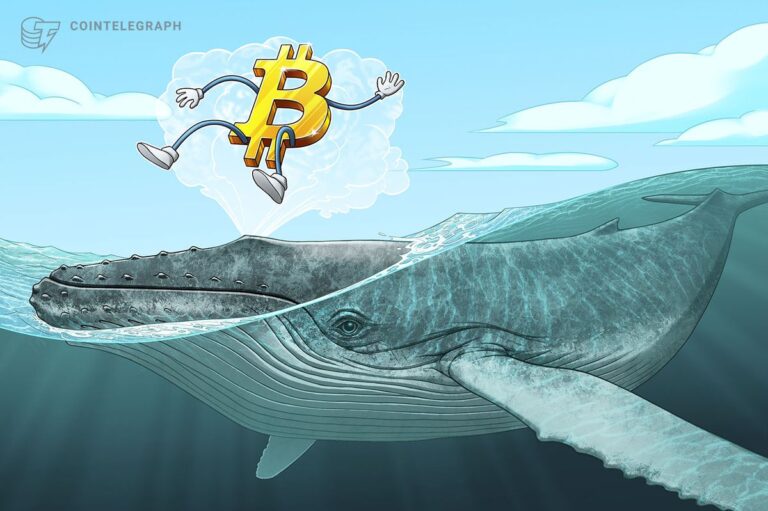 Krypto-Wal-Symbol vor einem Kurs-Chart mit Bitcoin, Ethereum und XRP Logos