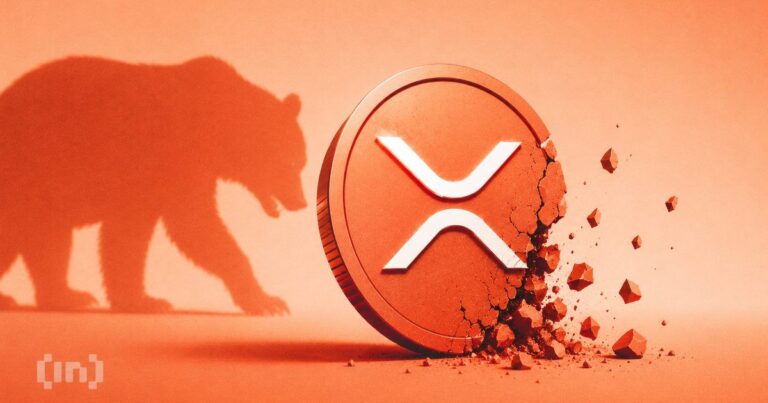 Physische XRP-Münze auf einem Kurs-Chart vor dem Hintergrund des US-Kapitols.